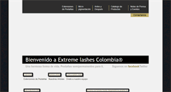 Desktop Screenshot of extremelashescolombia.com